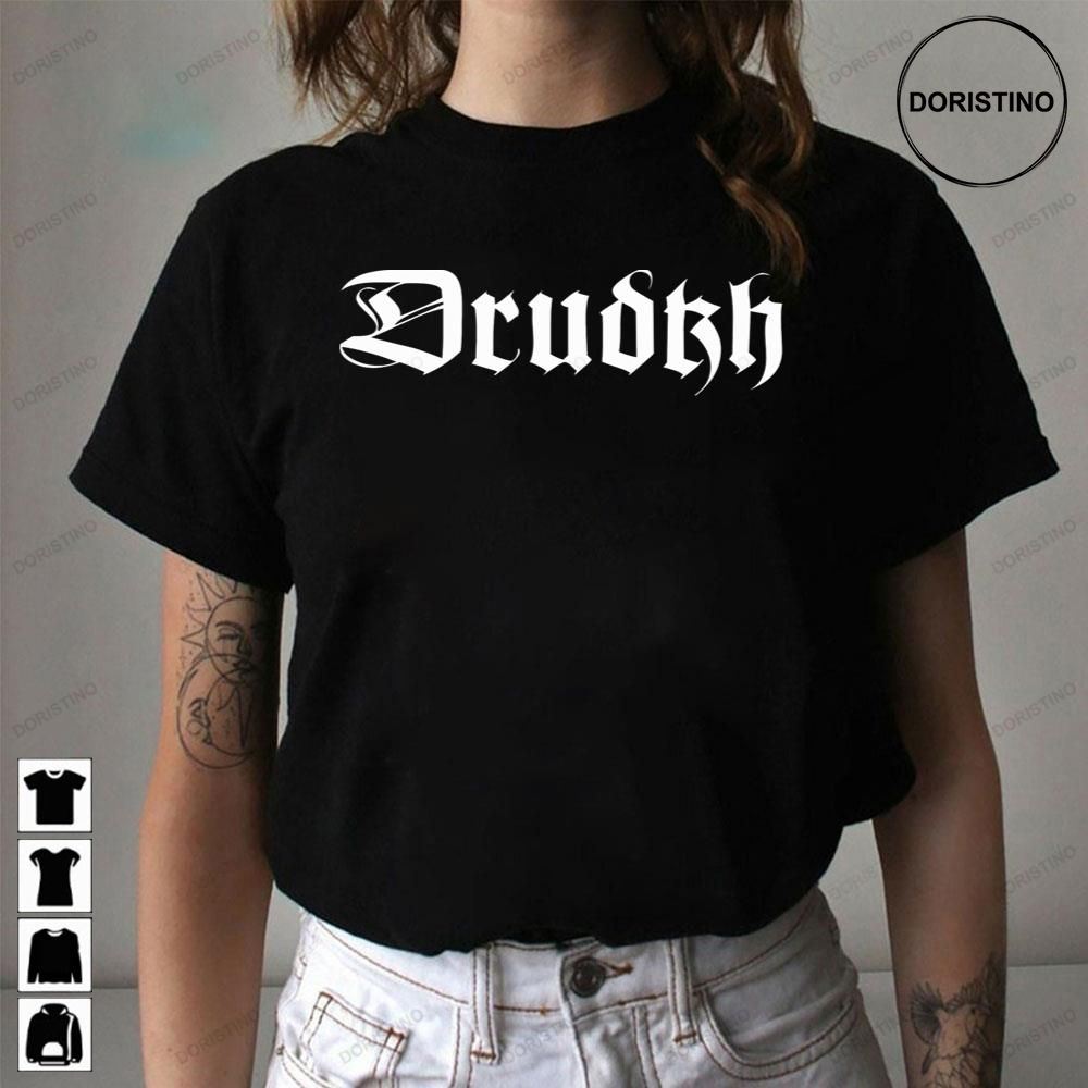 White Logo Drudkh Awesome Shirts